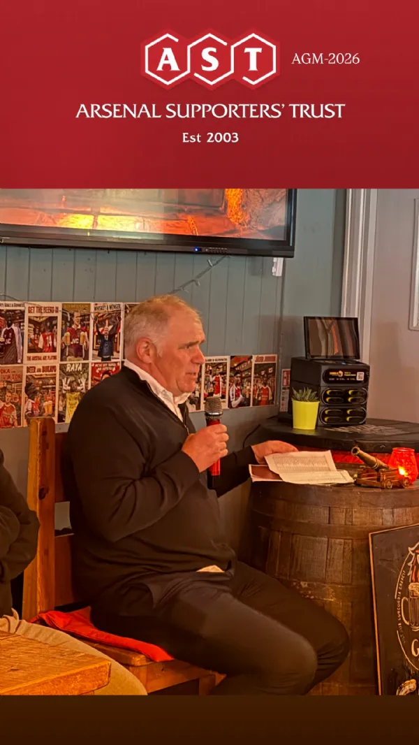 Arsenal Supporters’ Trust AGM Hosted at The George
